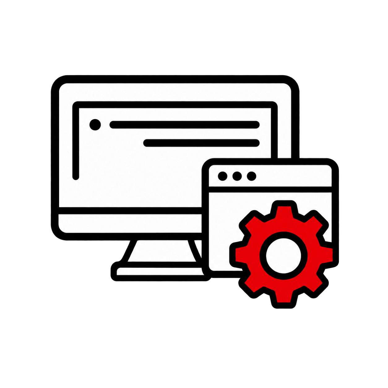 複数サイトの一元管理を表すイラスト