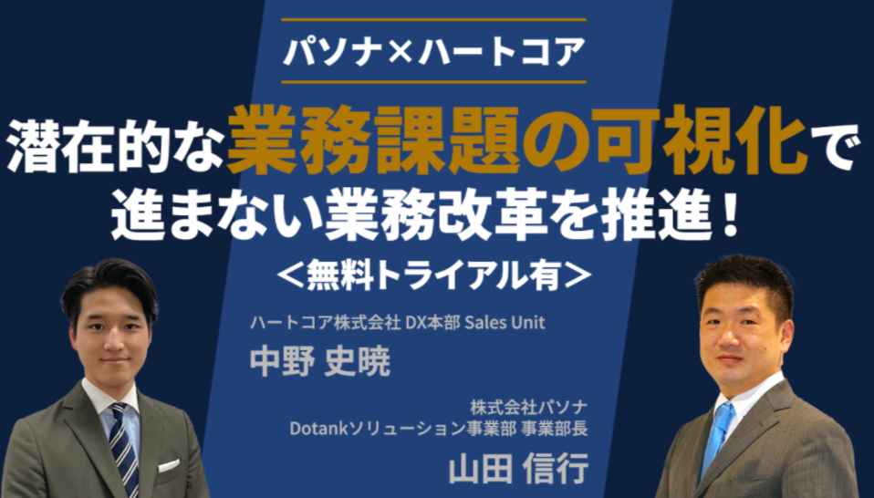 潜在的な業務課題の可視化で進まない業務改革を推進! <無料トライアル有>
